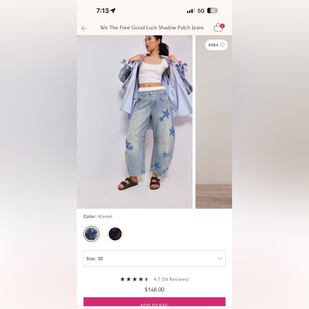 Free People Star Jeans